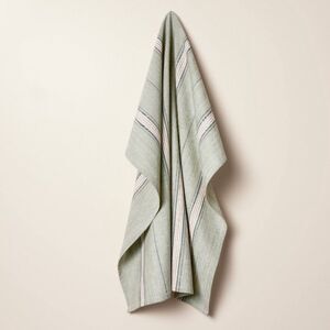 Heath & Hand NWT Magnolia Sage Stripes Hand Towel